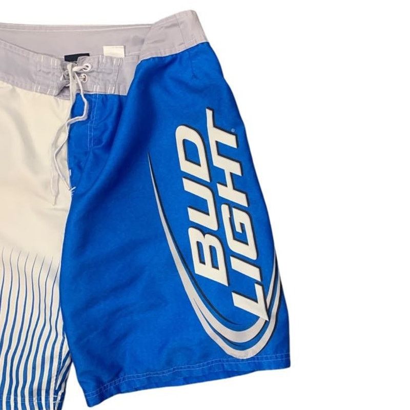 Other Bud Light Board Shorts Swim Trunks Drawstring Beer Size 36 Size US 36 / EU 52 - 3 Thumbnail