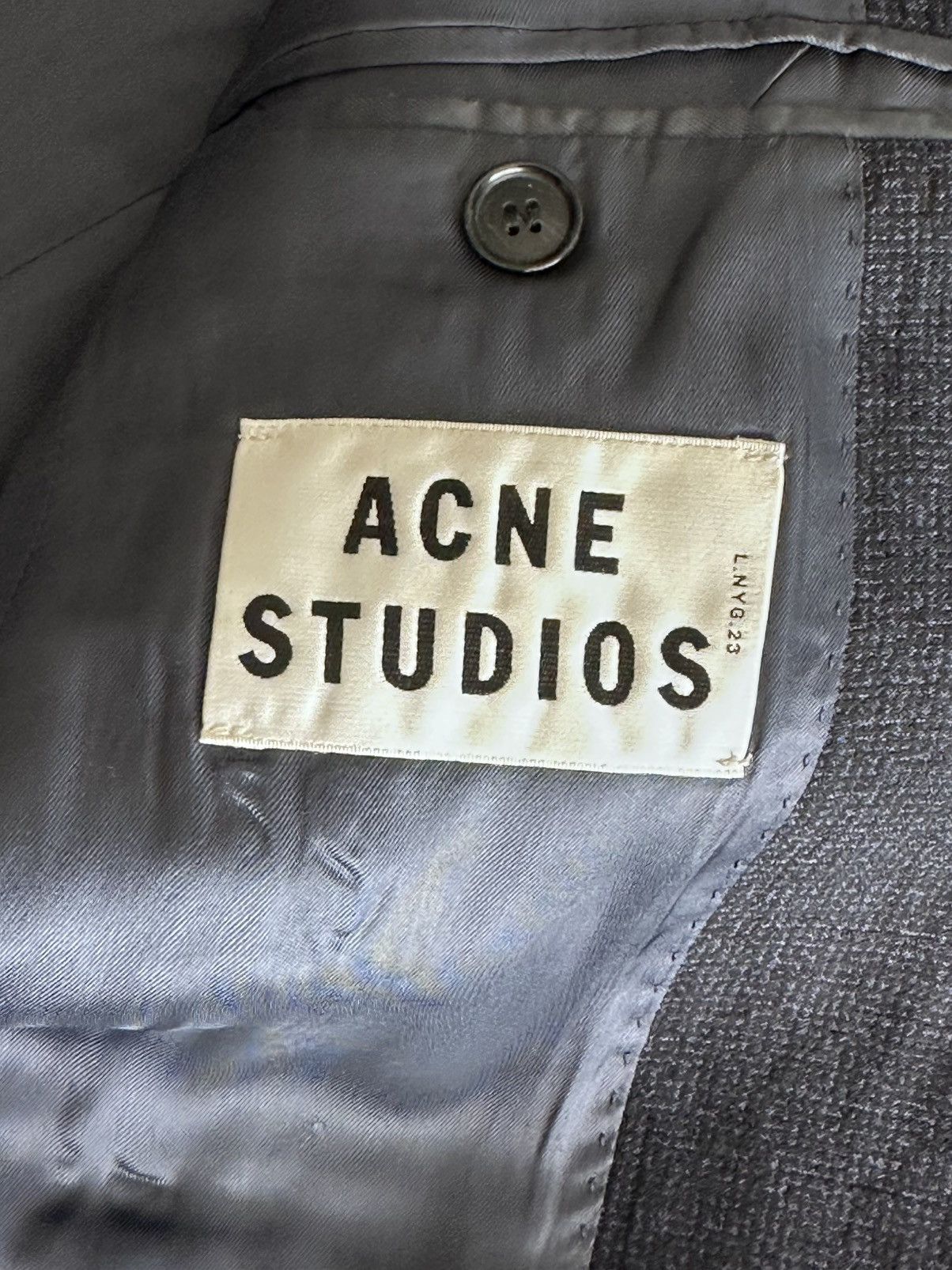 Acne Studios Acne Studios Drifter Navy Linen Suit Size EU46/EU48 Size 46R - 6 Thumbnail