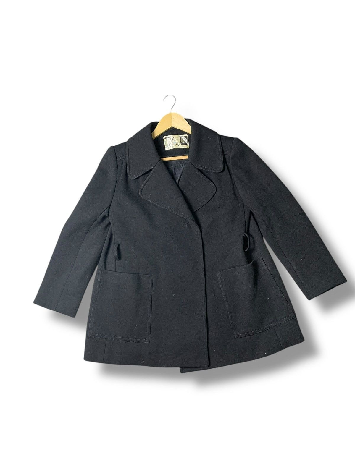Japanese Brand × Vintage Blue Robin x Japanese Brand Wool Coat Blazer (41) Size US S / EU 44-46 / 1 - 1 Thumbnail