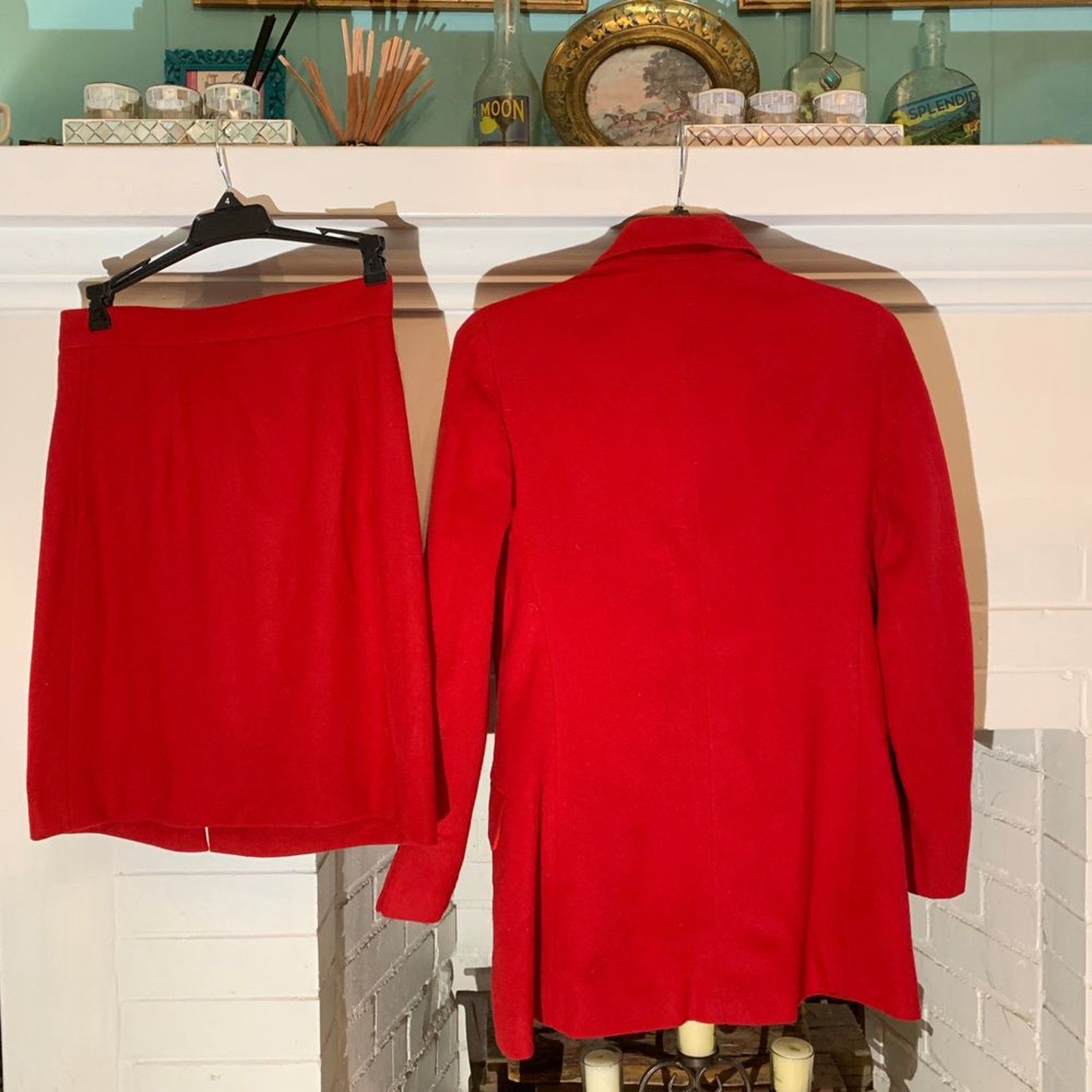 Ralph Lauren VINTAGE DEADSTOCK RALPH LAUREN CASHMERE JACKET/SKIRT SUIT Size ONE SIZE - 2 Thumbnail