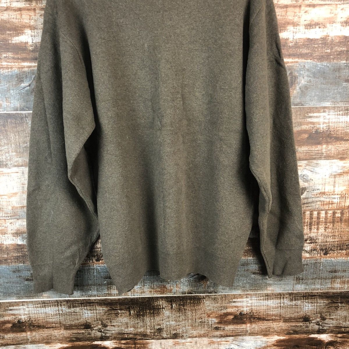 Homespun Knitwear × Japanese Brand DL Jack Bround checkered vintage sweatshirt Knitwear #C681 Size US M / EU 48-50 / 2 - 14 Thumbnail