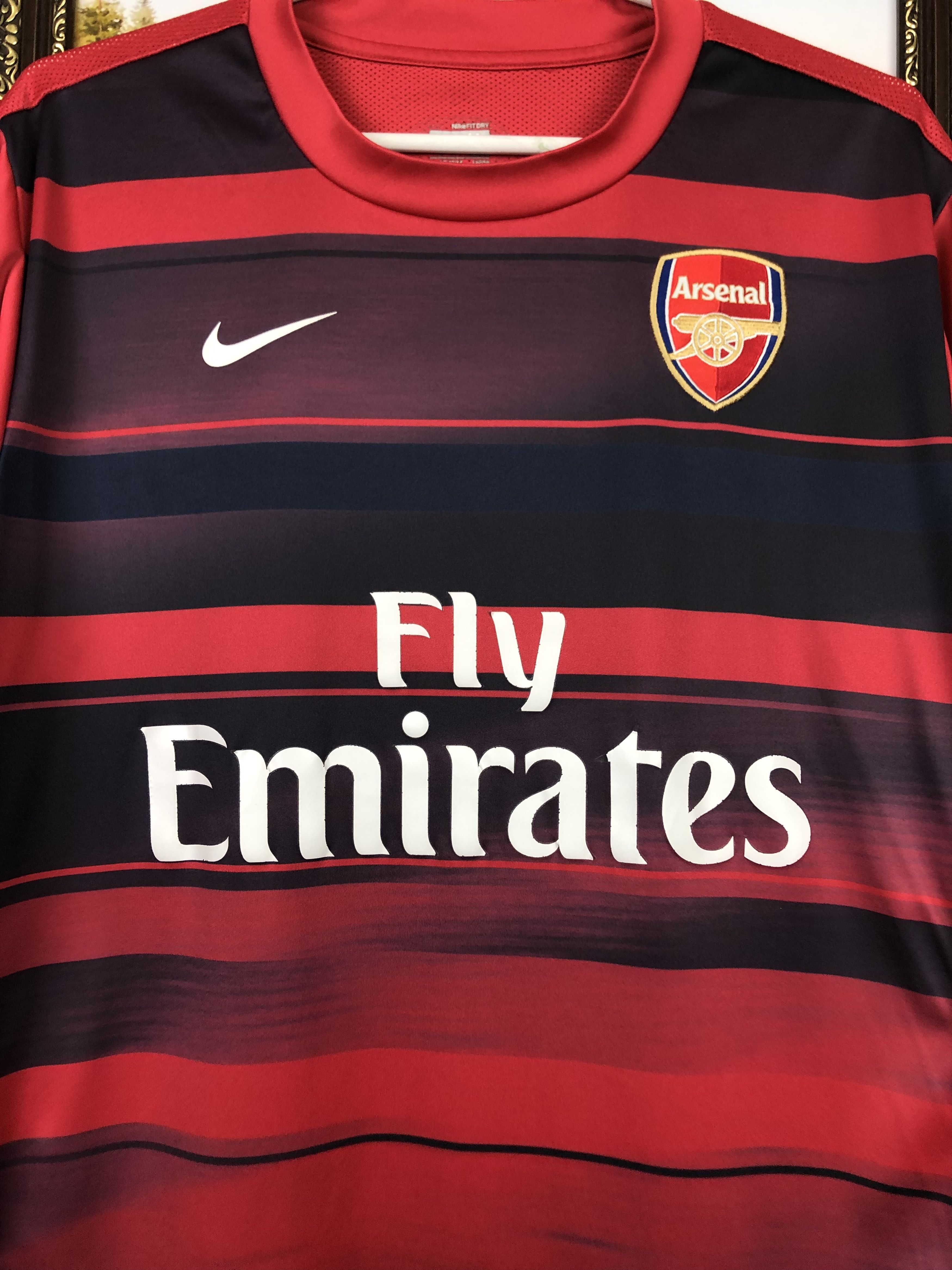 Nike Vintage Nike Arsenal Football Shirt Soccer Mens Jersey Size US L / EU 52-54 / 3 - 3 Thumbnail