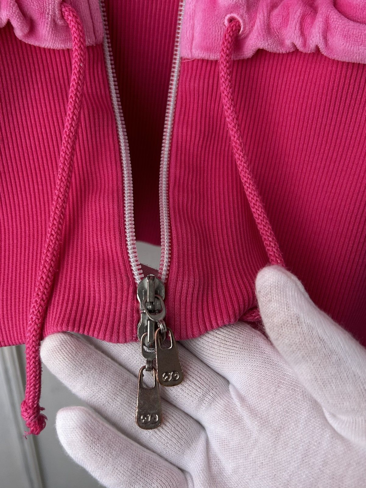 Escada Sport Escada Pink Velour Hoodie Size M / US 6-8 / IT 42-44 - 4 Thumbnail