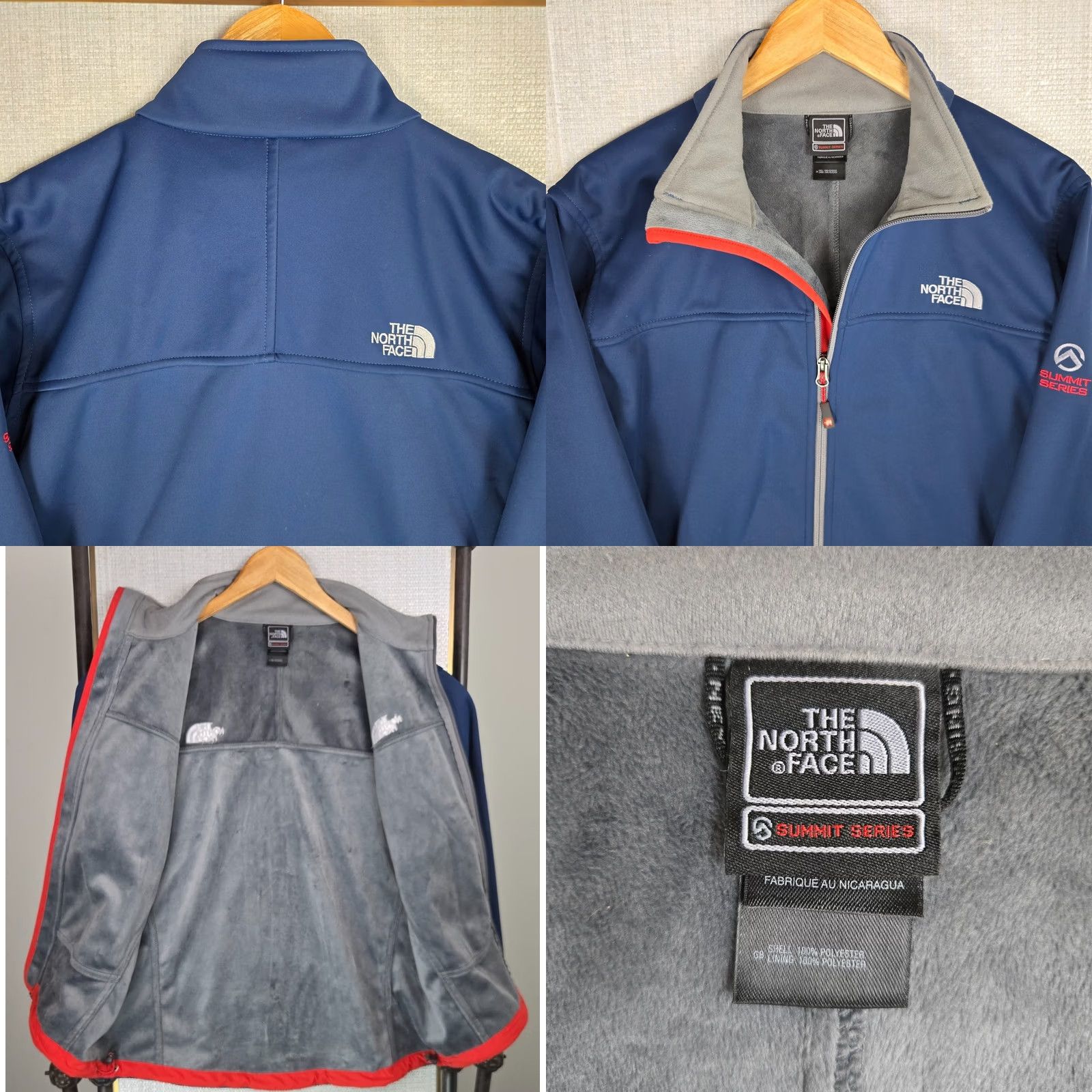 The North Face NORTH FACE SUMMIT SERIES Windstopper Softshell Raschel Lined Jacket Medium Mens Size US M / EU 48-50 / 2 - 8 Thumbnail