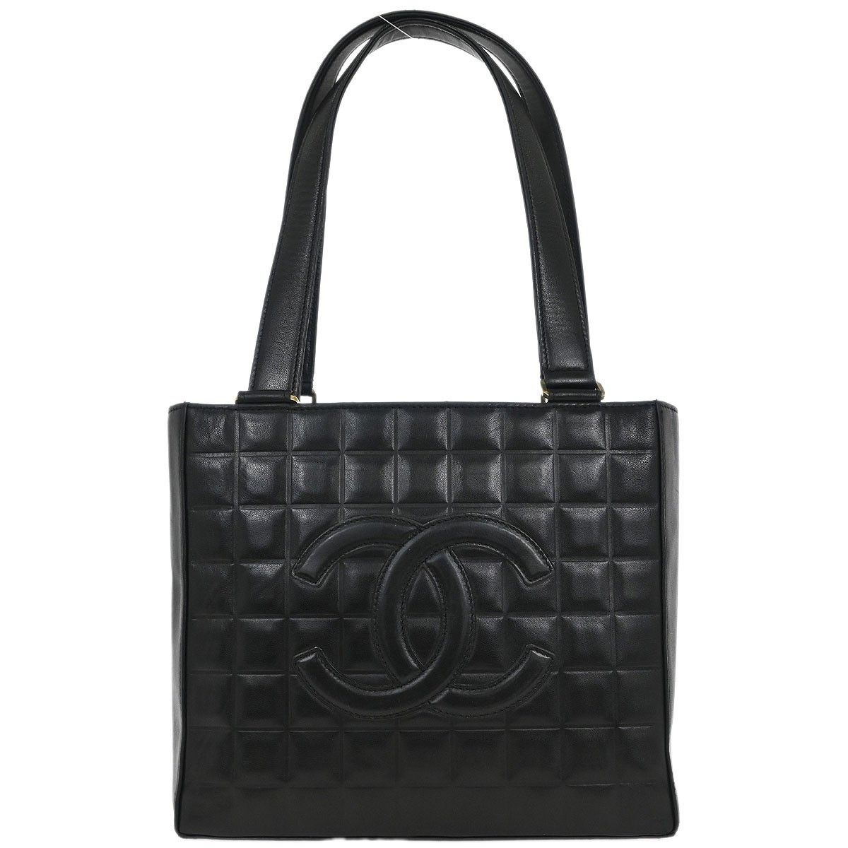 Chanel Chanel Chocolate Bar CC Tote Quilted Leather Size ONE SIZE - 1 Thumbnail