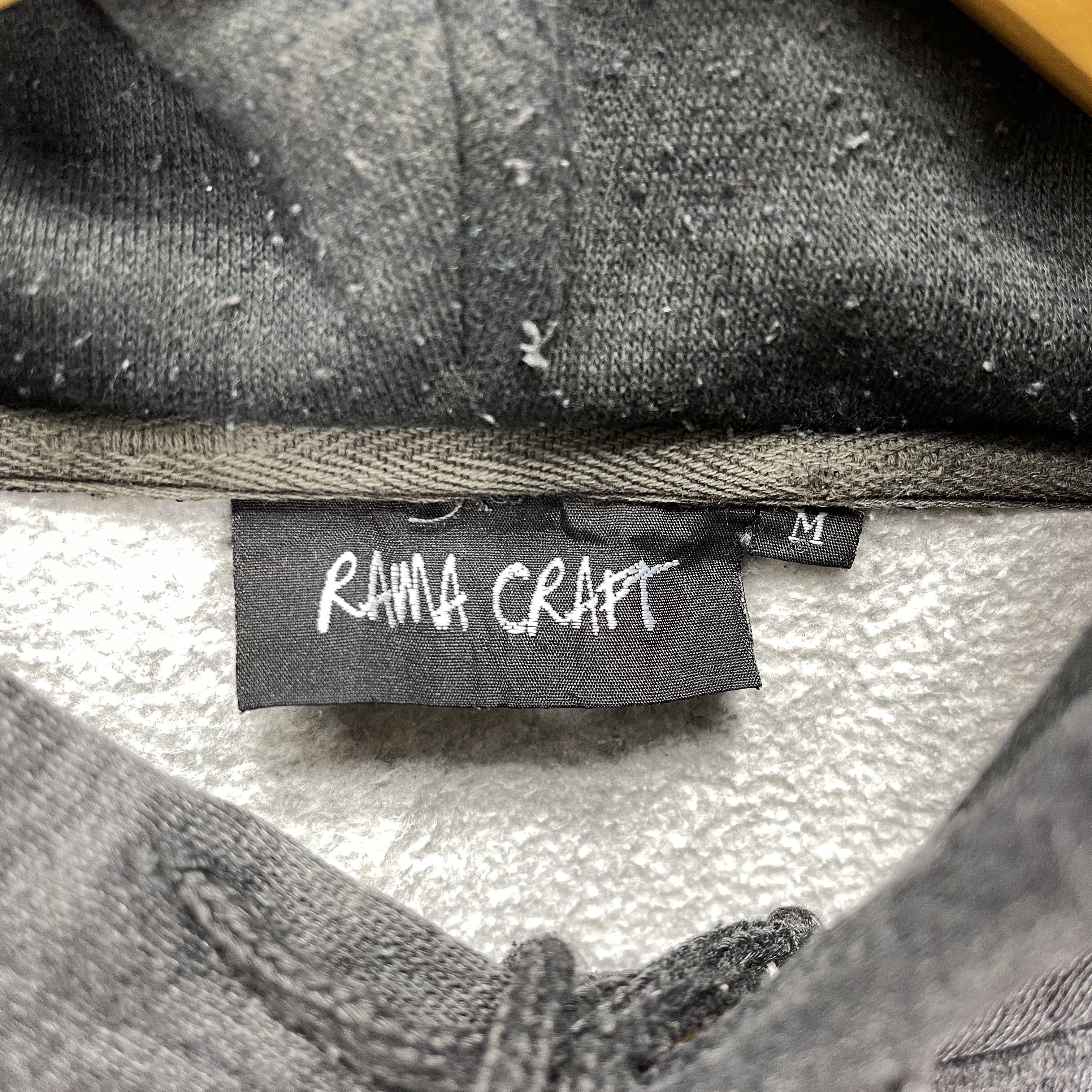 Japanese Brand RAMA CRAFT Hoodie Pullover #1383/AV Size US M / EU 48-50 / 2 - 8 Thumbnail