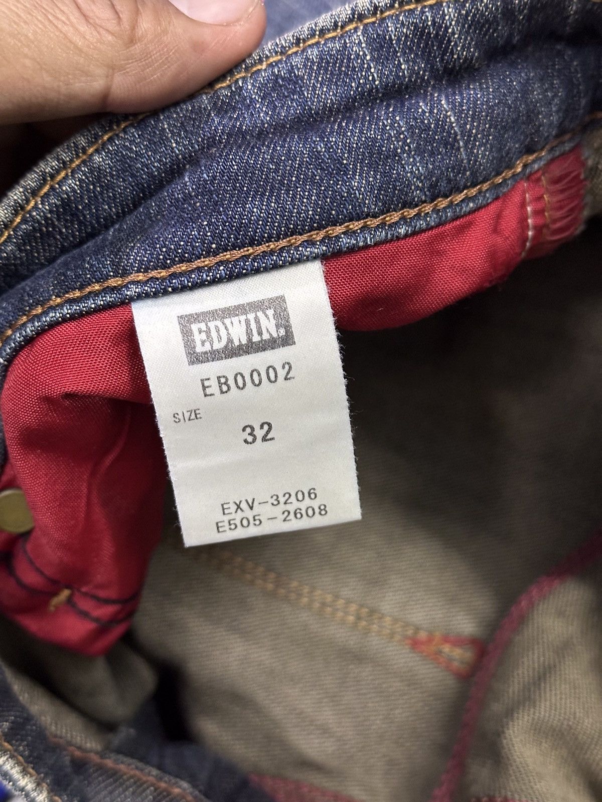 Edwin 💥 Edwin Twist Leg 💥Denim Edwin blue trip with flare design 💥 Size US 34 / EU 50 - 14 Thumbnail