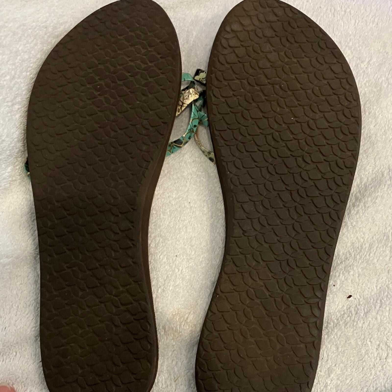 REEF Reef Women's Brown and Multicolor Sandals Size US 8 / IT 38 - 5 Thumbnail