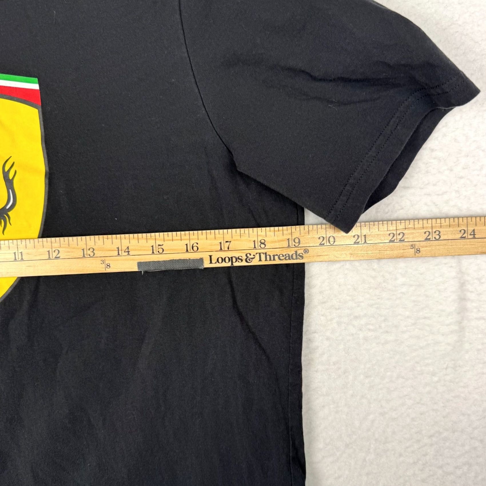 Puma PUMA Ferrari Scuderia T Shirt Medium Black Short Sleeve Crew Neck Men Logo 2020s Size US M / EU 48-50 / 2 - 6 Thumbnail