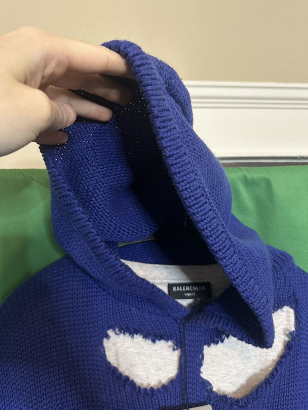 Balenciaga 2021 Destroyed Layered Hybrid Knit Campaign