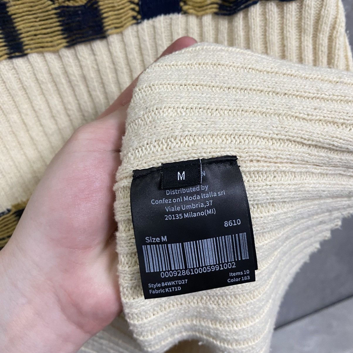 Calvin Klein 205W39NYC Calvin Klein 205W39NYC Balaclava Knitted Hoodie Sweater Size US M / EU 48-50 / 2 - 11 Thumbnail