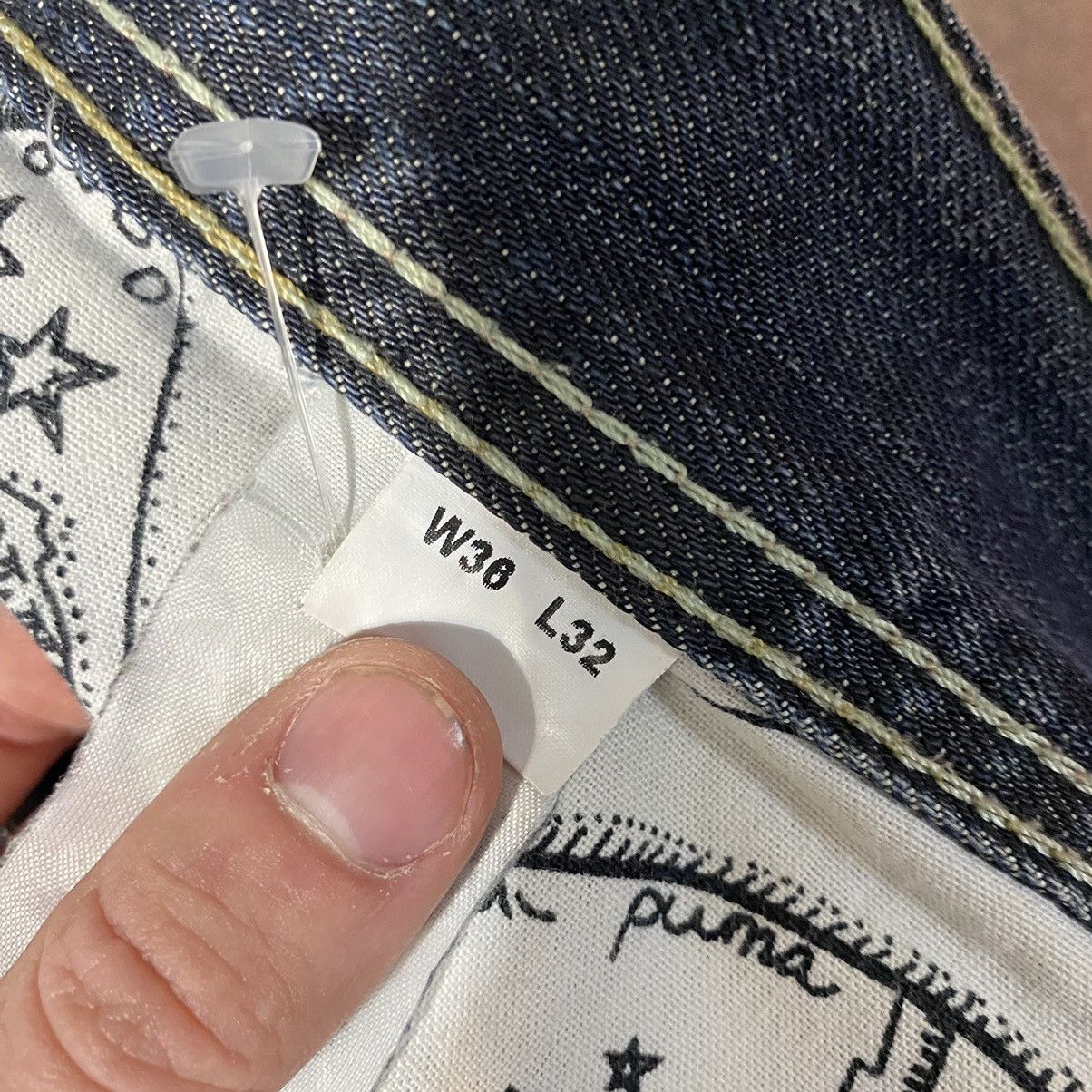 Evisu Evisu puma Jeans vintage Size US 36 / EU 52 - 10 Thumbnail