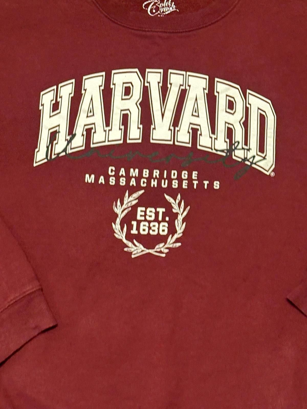 Other Cold Crush Harvard Maroon Sweatshirt 2X Size US XXS / EU 40 - 2 Thumbnail