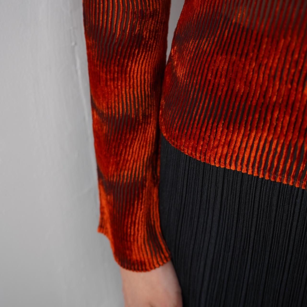 Issey Miyake Issey Miyake Felt Long sleeve top Size ONE SIZE - 3 Thumbnail