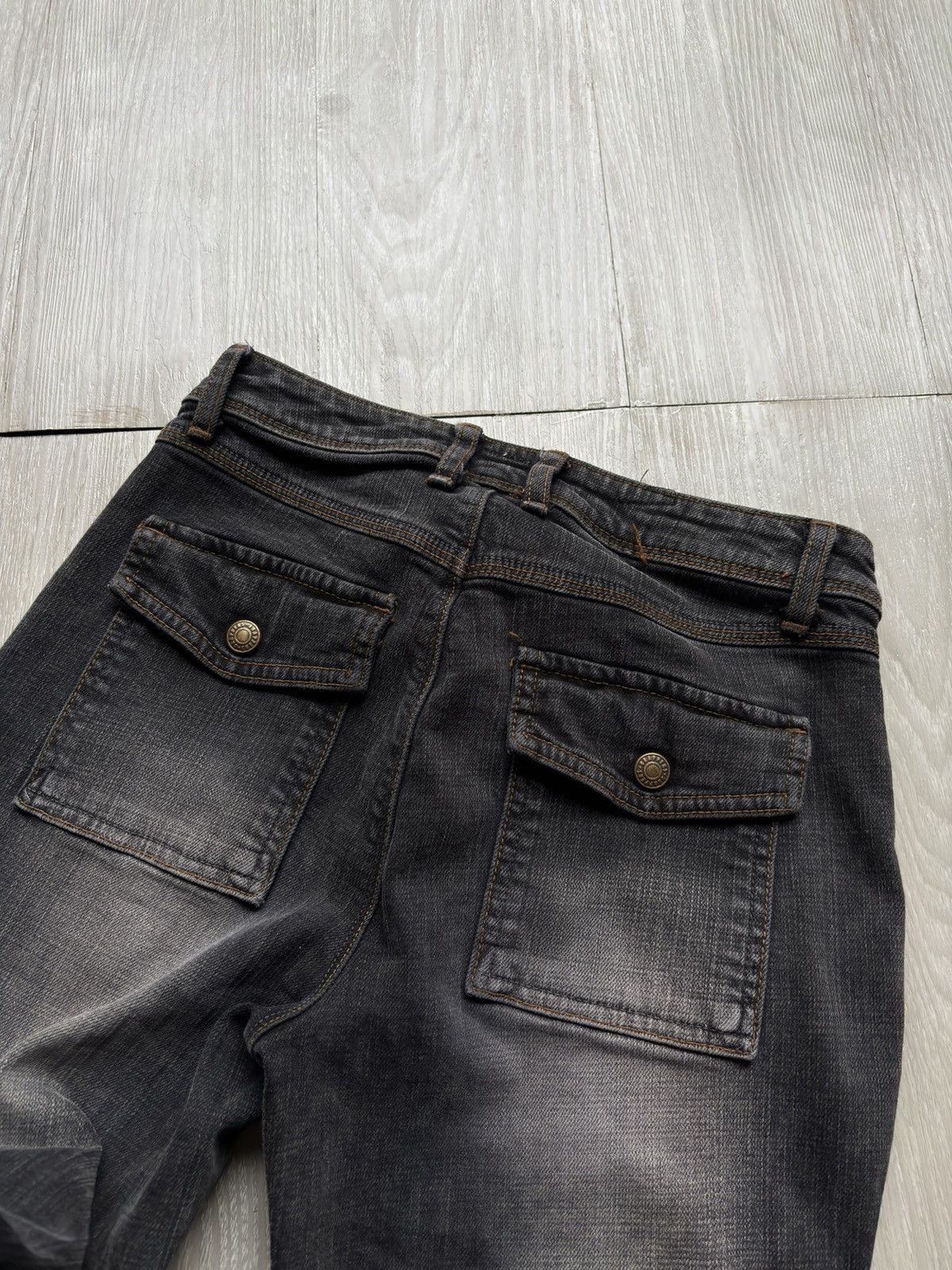 Japanese Brand BRAPPERS lace up flare jeans Size US 26 / EU 42 - 4 Thumbnail