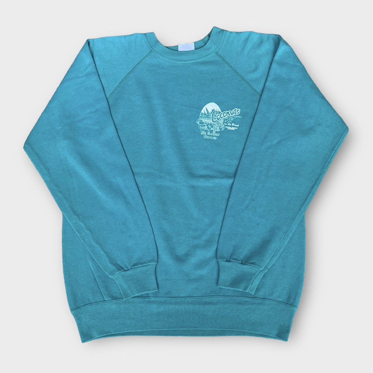 Hanes Vintage 80s Hanes Coconuts Beach Florida Crewneck Size US M / EU 48-50 / 2 - 2 Thumbnail