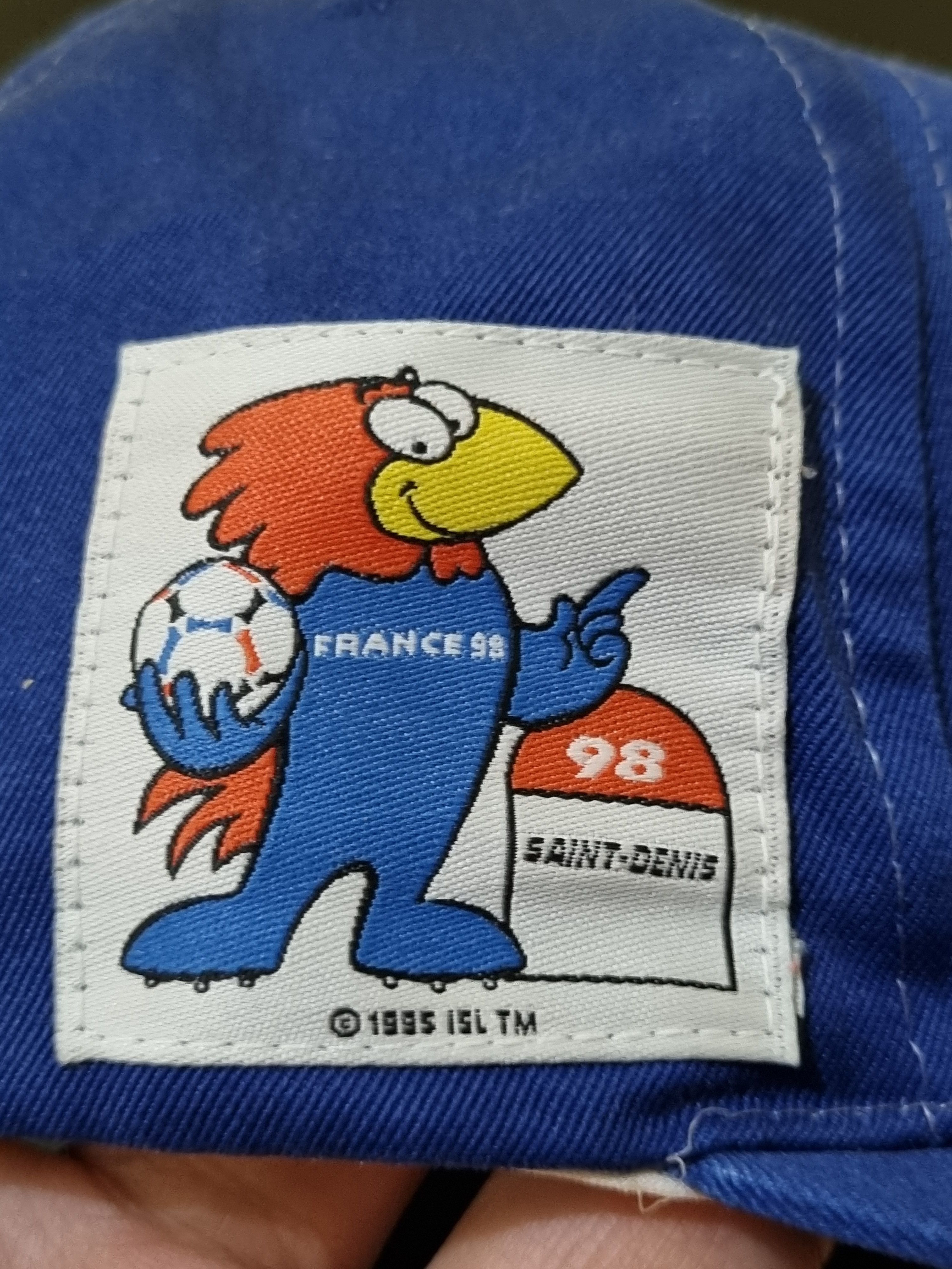 Vintage France World cup 98 hat Size ONE SIZE - 5 Thumbnail