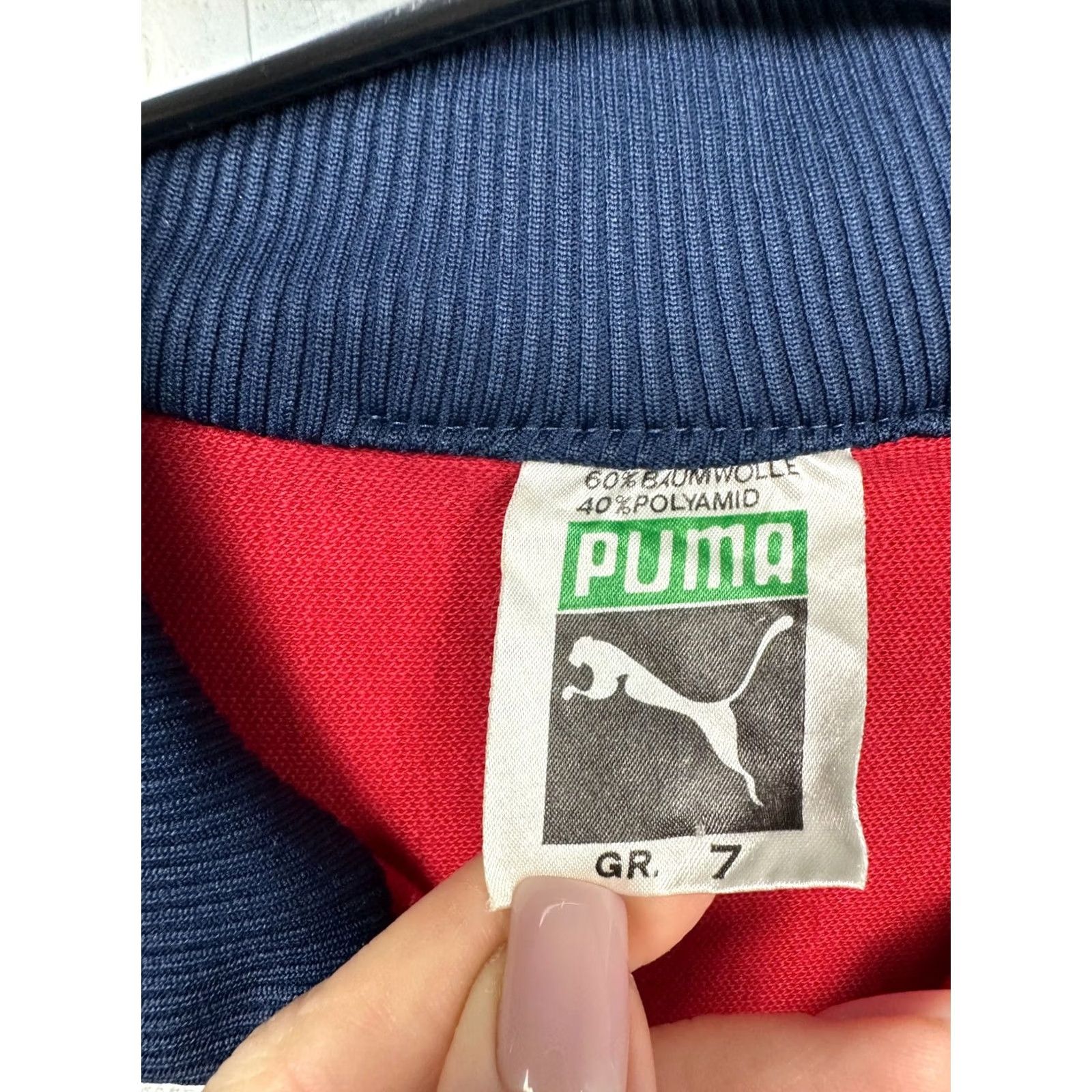 Puma PUMA 90s Vintage Mens Track Jacket Size L Blue Size US L / EU 52-54 / 3 - 5 Thumbnail