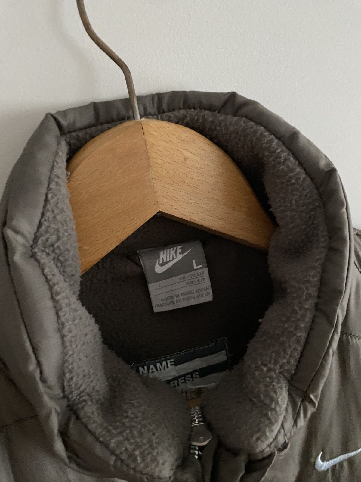 Nike Vintage 00’s Hype Y2K Nike Brown Puffer Vest Size XS / US 0-2 / IT 36-38 - 5 Thumbnail
