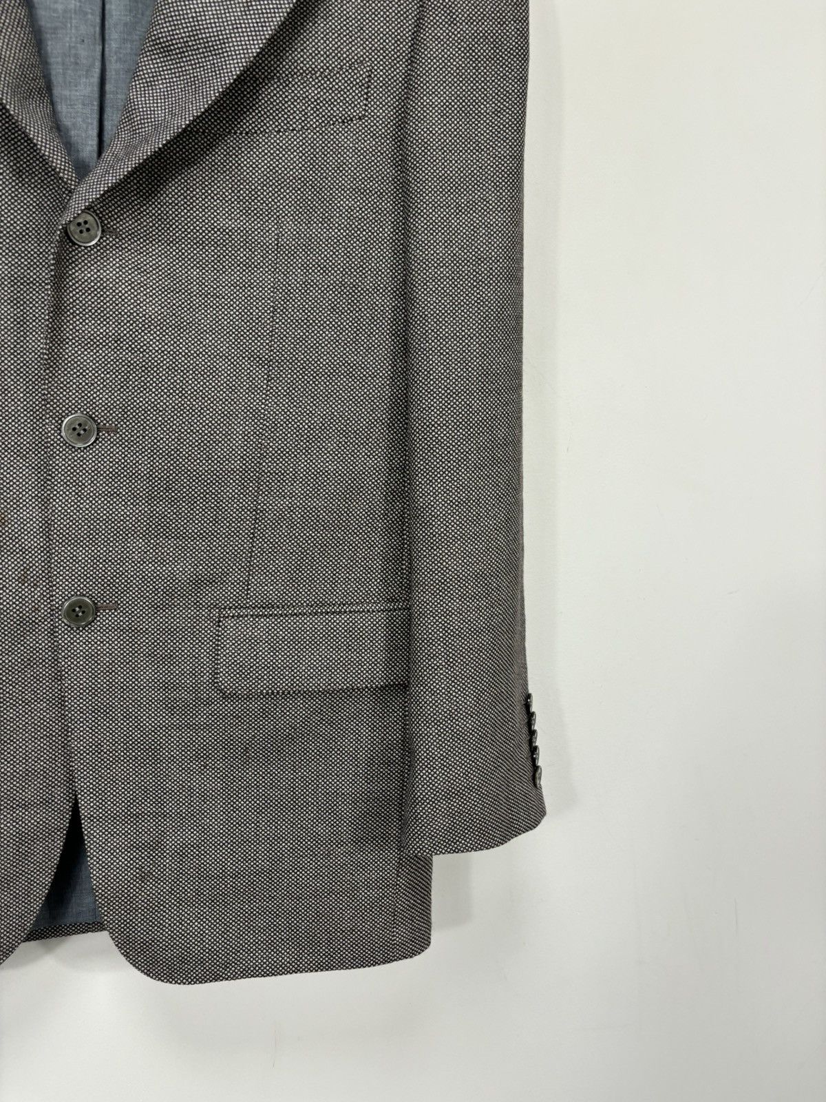 Suitsupply Suitsupply Men’s Micro Check Wool Blazer Jacket Sport Coat Size 38R - 7 Thumbnail