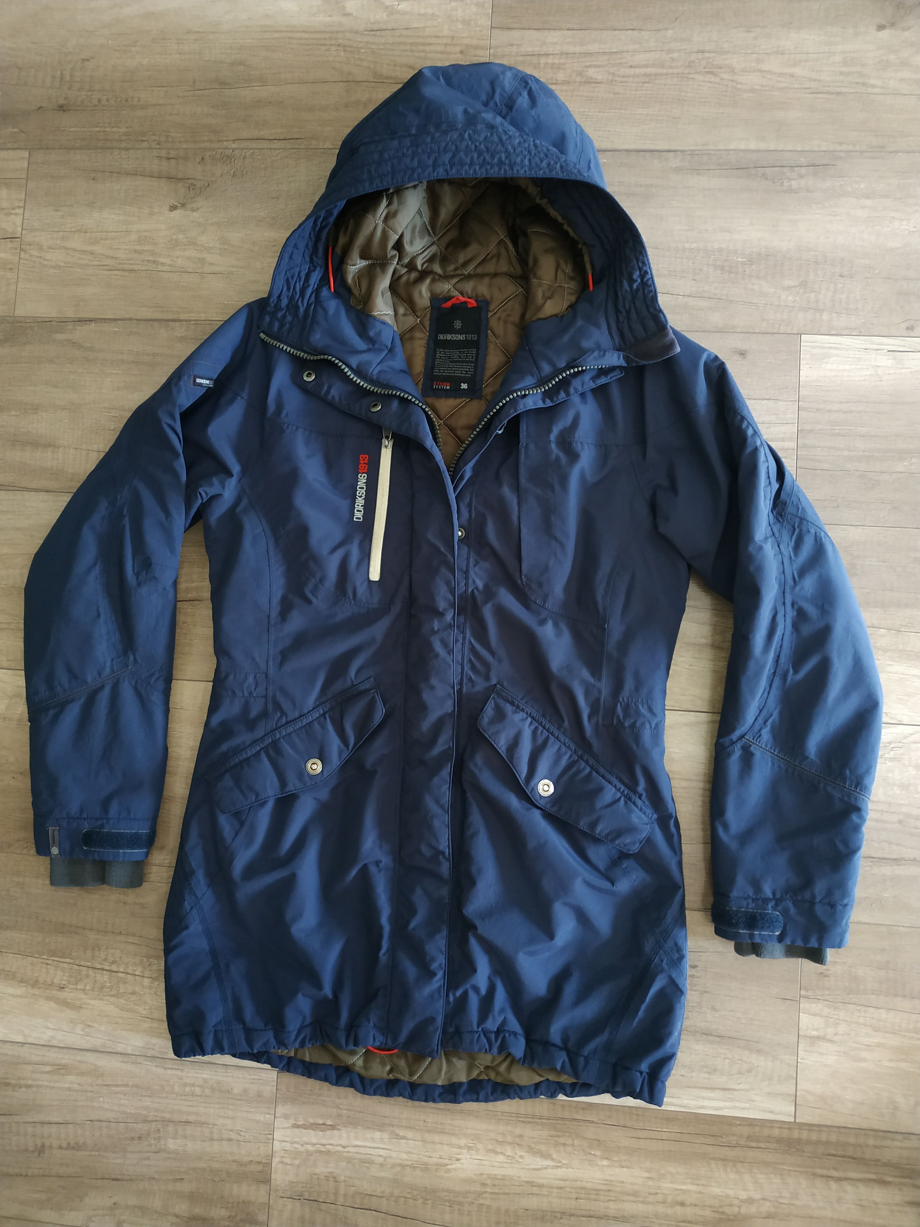 Other Didriksons Women's Waterproof Long Jacket/ Parka, s.36 (S) Size S / US 4 / IT 40 - 1 Thumbnail
