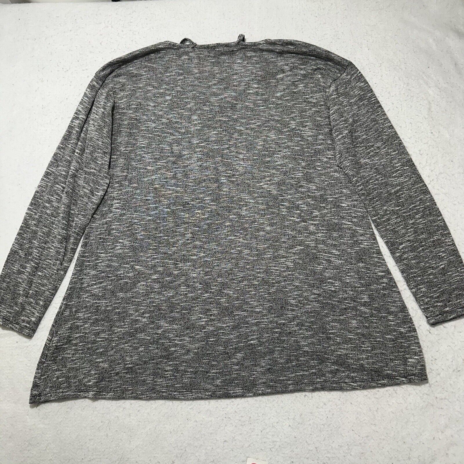 Juicy Couture Juicy Couture XL VNeck Knit Sweater Long Sleeve Heather Gray Size XL / US 12-14 / IT 48-50 - 10 Thumbnail