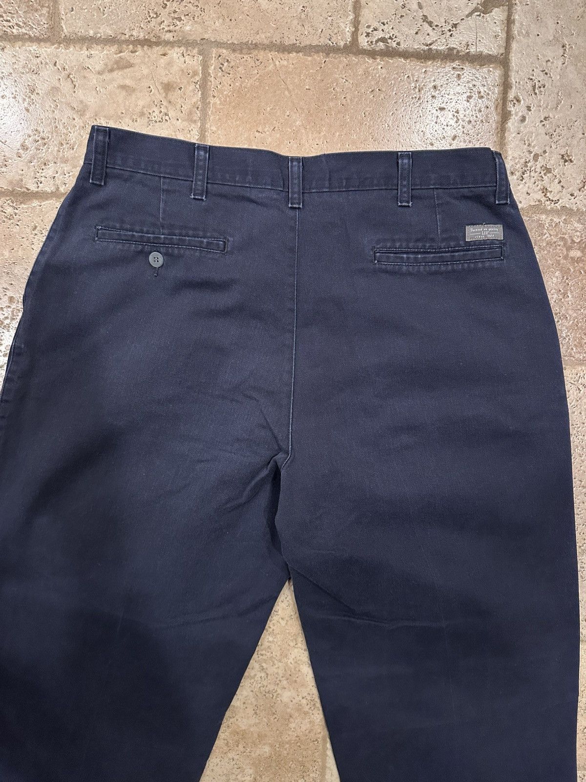 Lee × Vintage Vintage Lee Navy Blue Dress Pants Size US 32 / EU 48 - 6 Thumbnail
