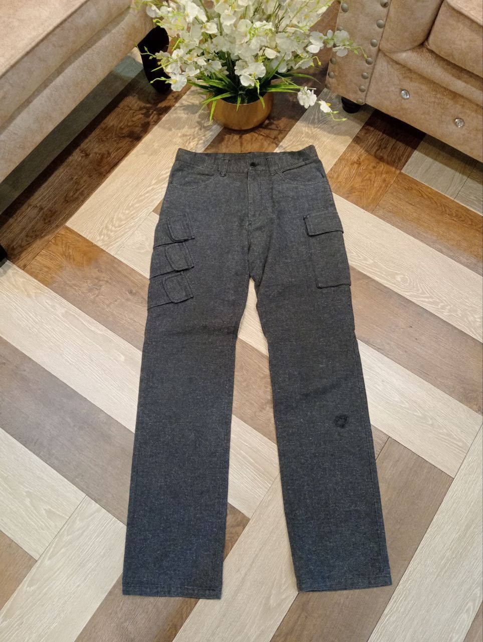 Japanese Brand JAPANESE YAMA50 8 POCKET CARGO PANTS - SIZE 2 GREY Size US 29 - 1 Thumbnail