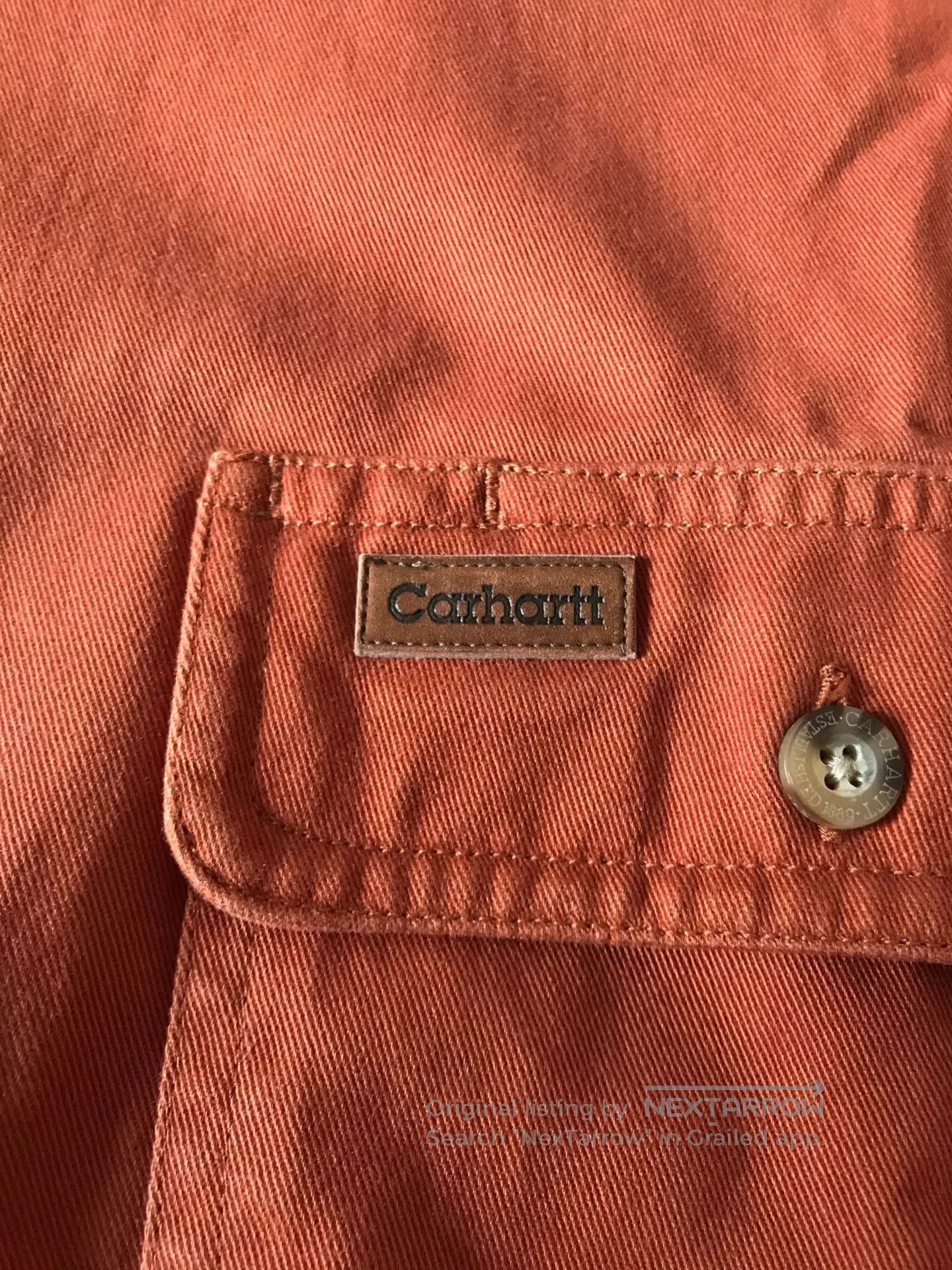 Carhartt Carhartt S09 SIE Red Work Shirt. Size US L / EU 52-54 / 3 - 5 Thumbnail