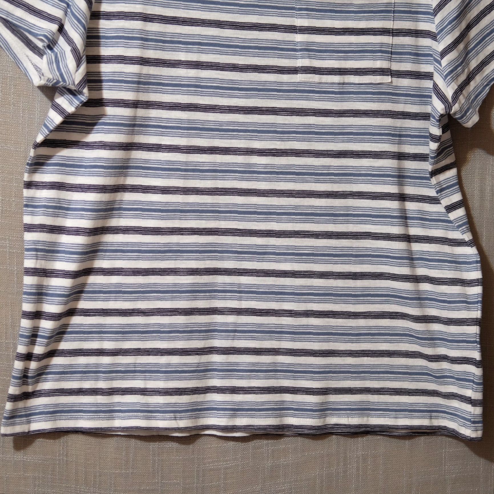 Vintage dip Short Sleeve T-Shirt Womens L Blue/Black/White 100% Cotton Nwot! H56-23 Crew Neck Lightweight Casual Size L / US 10 / IT 46 - 4 Thumbnail