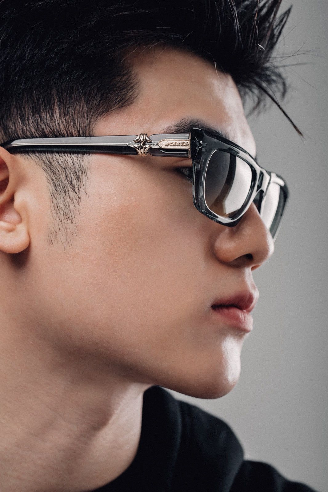 Chrome Hearts CHROME HEARTS CLITERALLY SLATED SUNGLASSES Size ONE SIZE - 11 Thumbnail