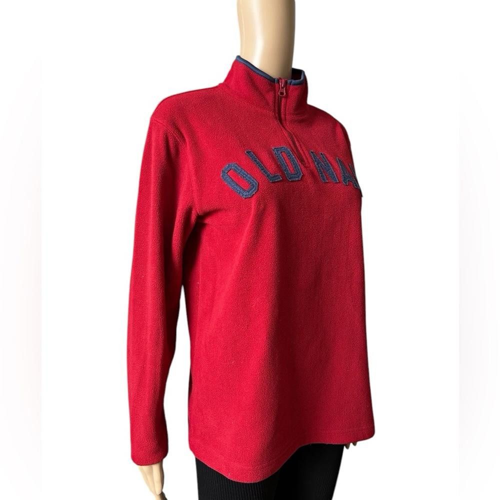 Old Navy Old Navy Red Fleece Pullover XL(14-16) Size XL / US 12-14 / IT 48-50 - 3 Thumbnail
