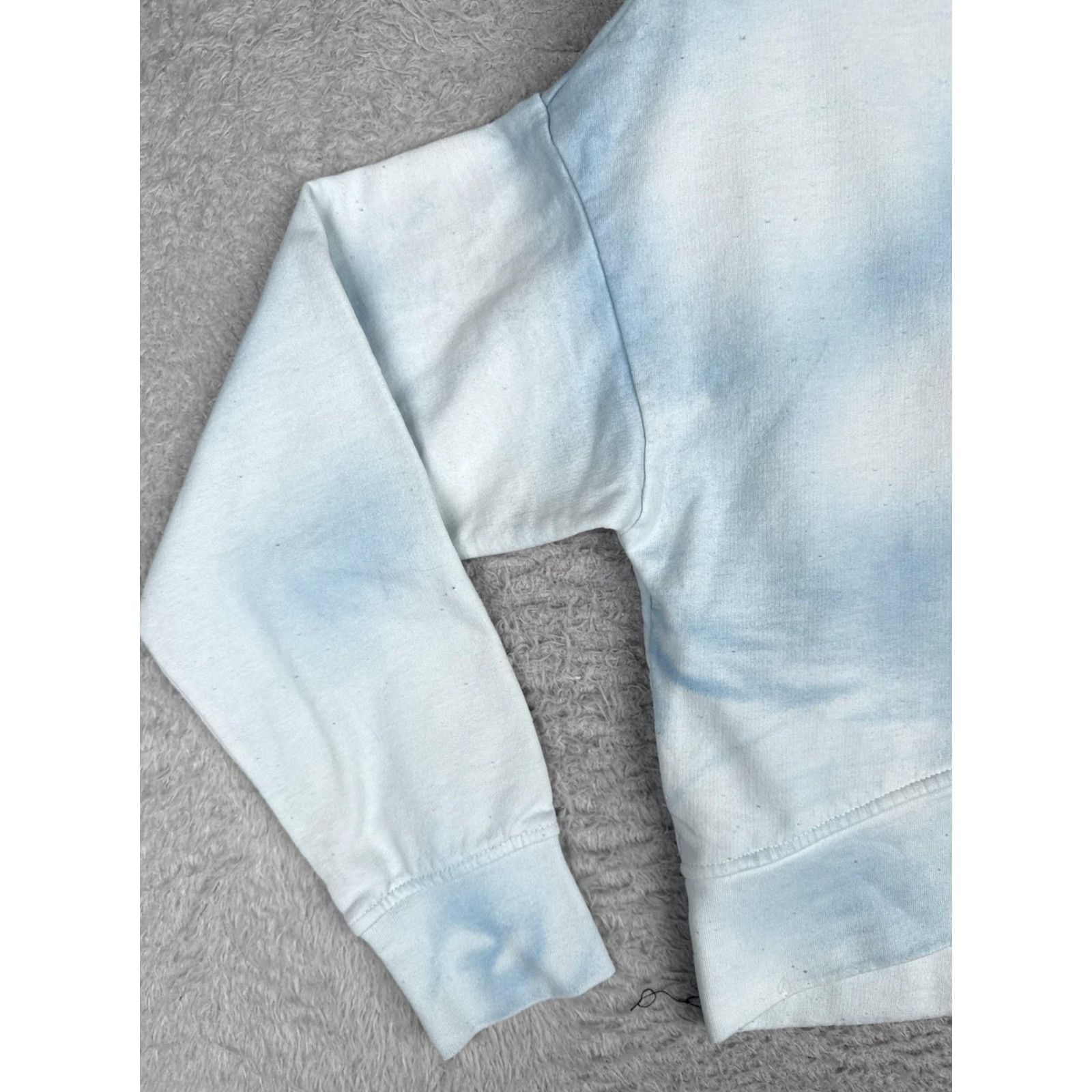 The North Face VINTAGE The North Face Hoodie Womens XS Blue Tie Dye Cropped Pullover Sweatshirt Size XS / US 0-2 / IT 36-38 - 3 Thumbnail