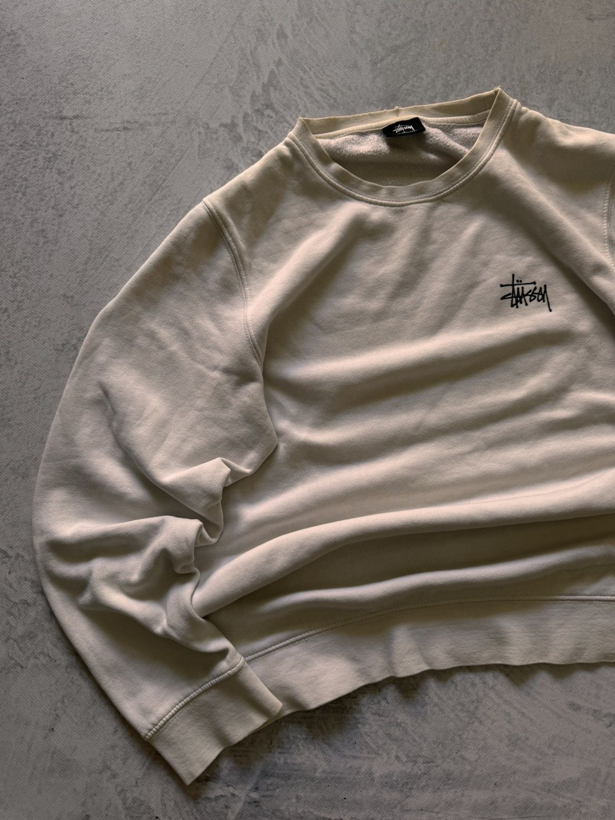 Stussy × Vintage STUSSY VINTAGE DOUBLE LOGO OVERSIZE SWEATSHIRT Size US S / EU 44-46 / 1 - 3 Thumbnail