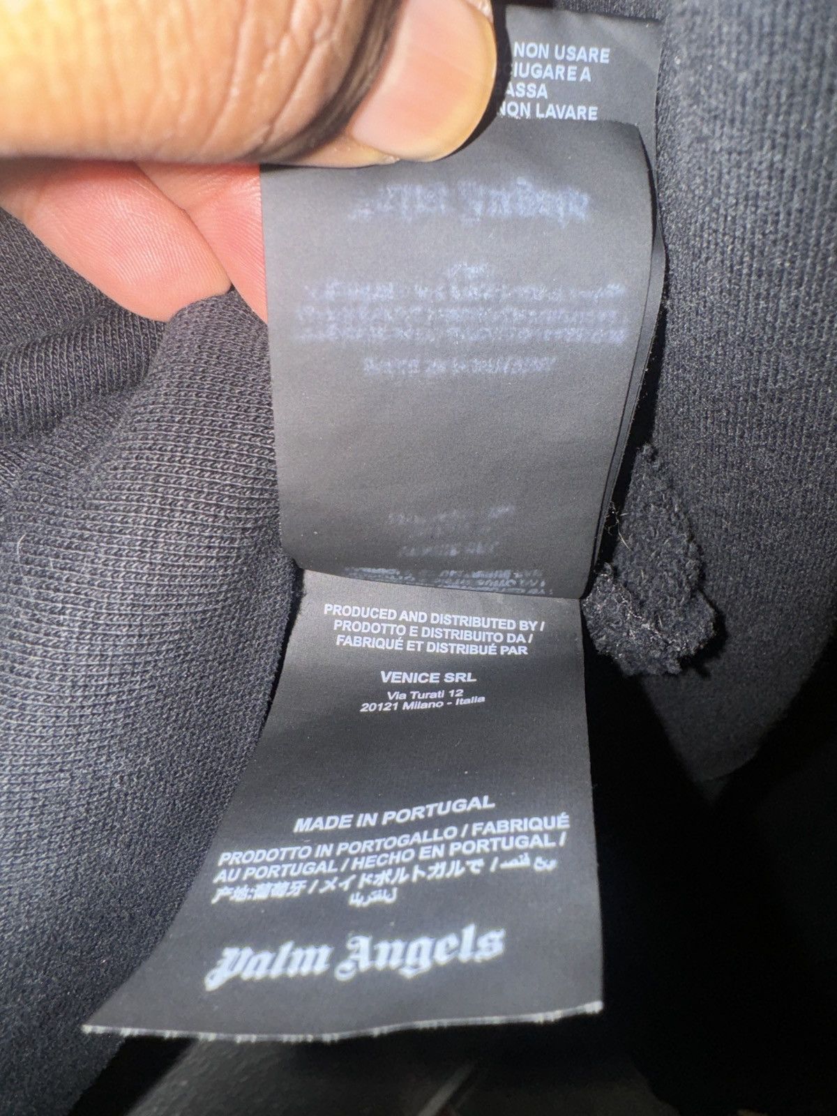 Palm Angels Palm Angels Las Vegas Sprayed Hoodie Black/White Large Size US L / EU 52-54 / 3 - 5 Thumbnail