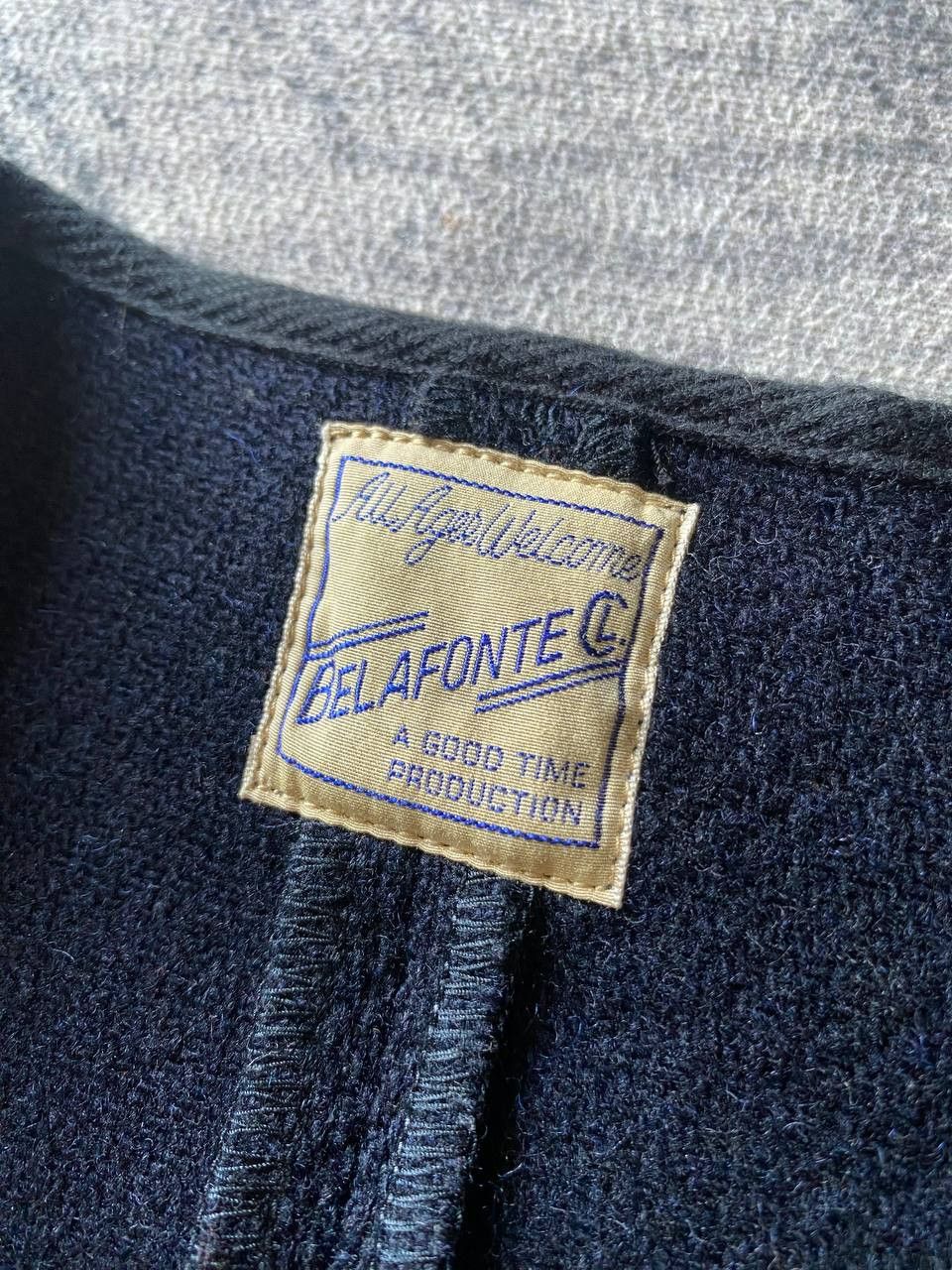 Japanese Brand Rare Belafonte Wool Deck Vest Buckle Back Navy Size US M / EU 48-50 / 2 - 3 Thumbnail