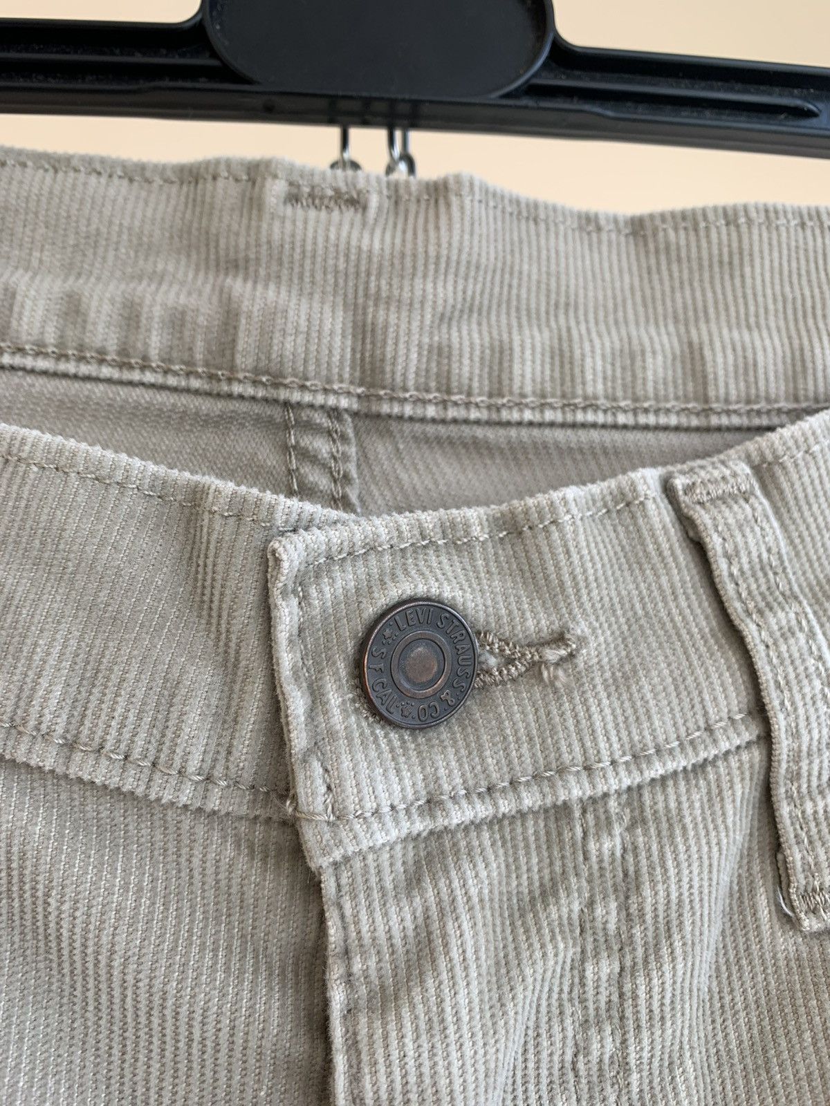 Levi's Premium 514 Slim Fit Straight Corduroy 5 Pocket Jeans Pants Size US 34 / EU 50 - 7 Thumbnail