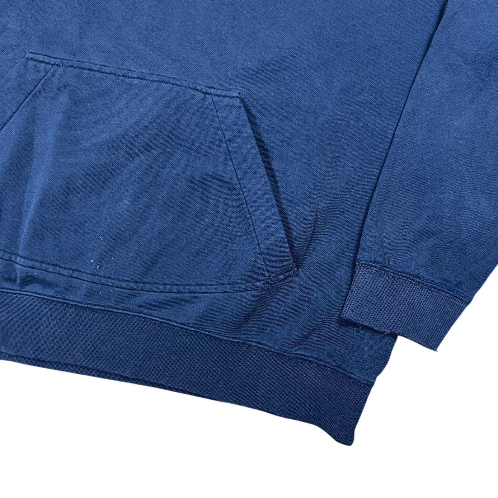 Nike × Vintage Vintage Y2K Nike mini swoosh navy faded hoodie (XL) Size US XL / EU 56 / 4 - 3 Thumbnail