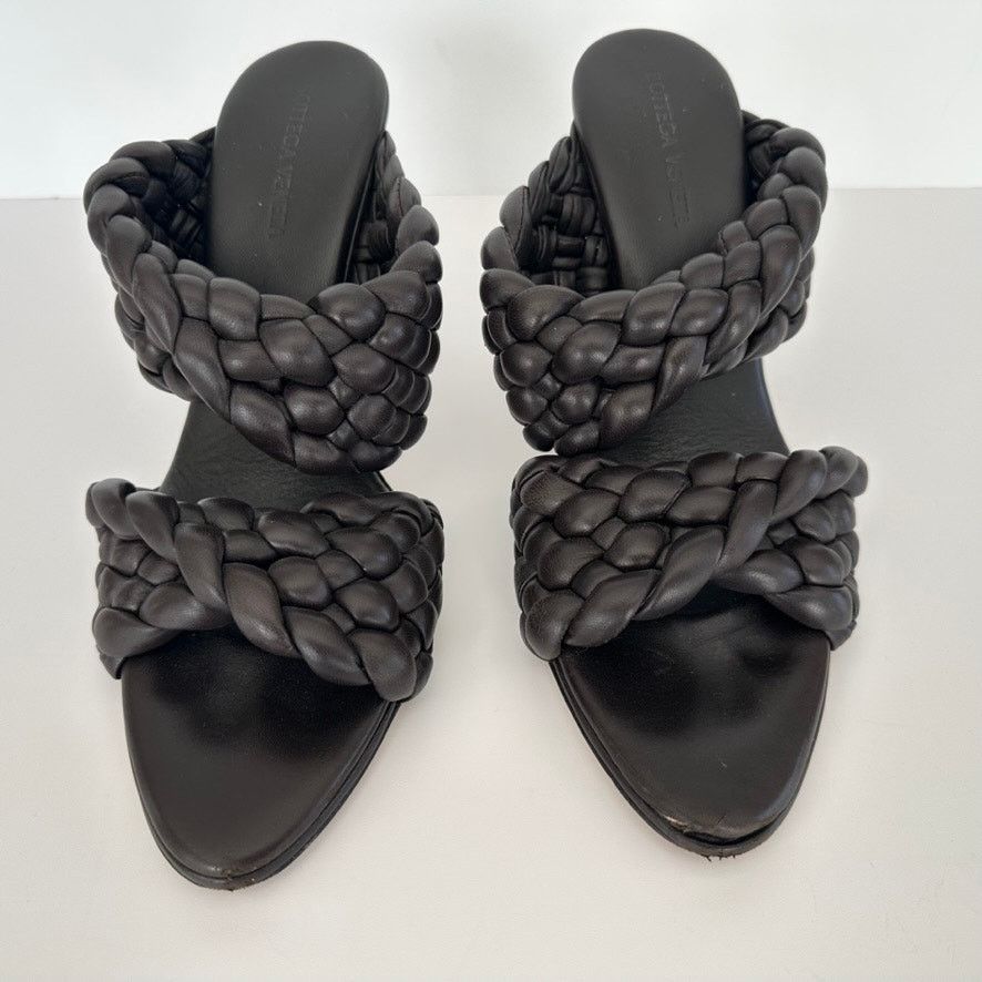 Bottega Veneta Bottega Veneta Curve Mule Sandal Dark Cocoa Brown Size 39 Size US 8.5 / IT 38.5 - 3 Thumbnail