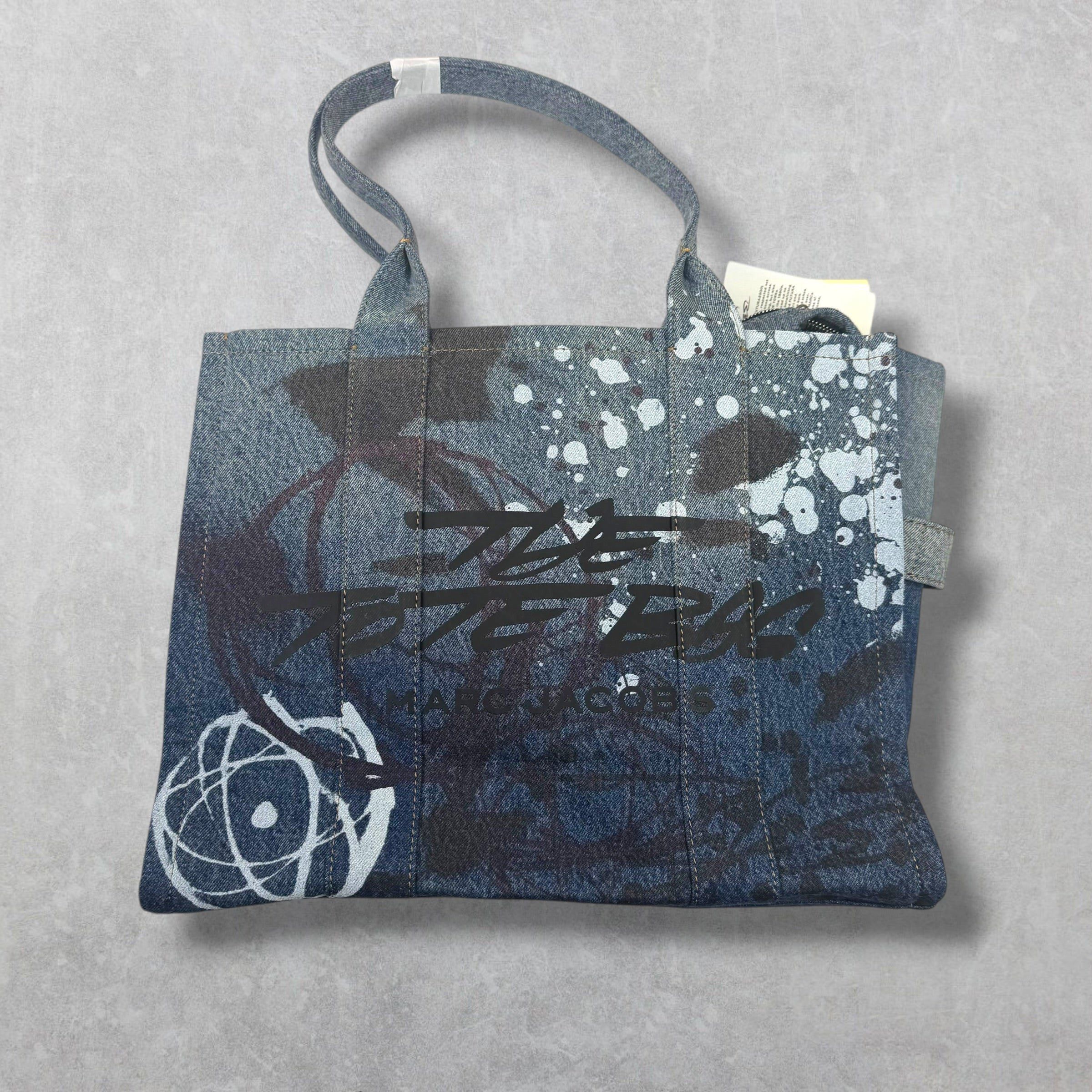 Marc Jacobs Marc Jacobs x Futura Denim Large Tote Size ONE SIZE - 1 Thumbnail