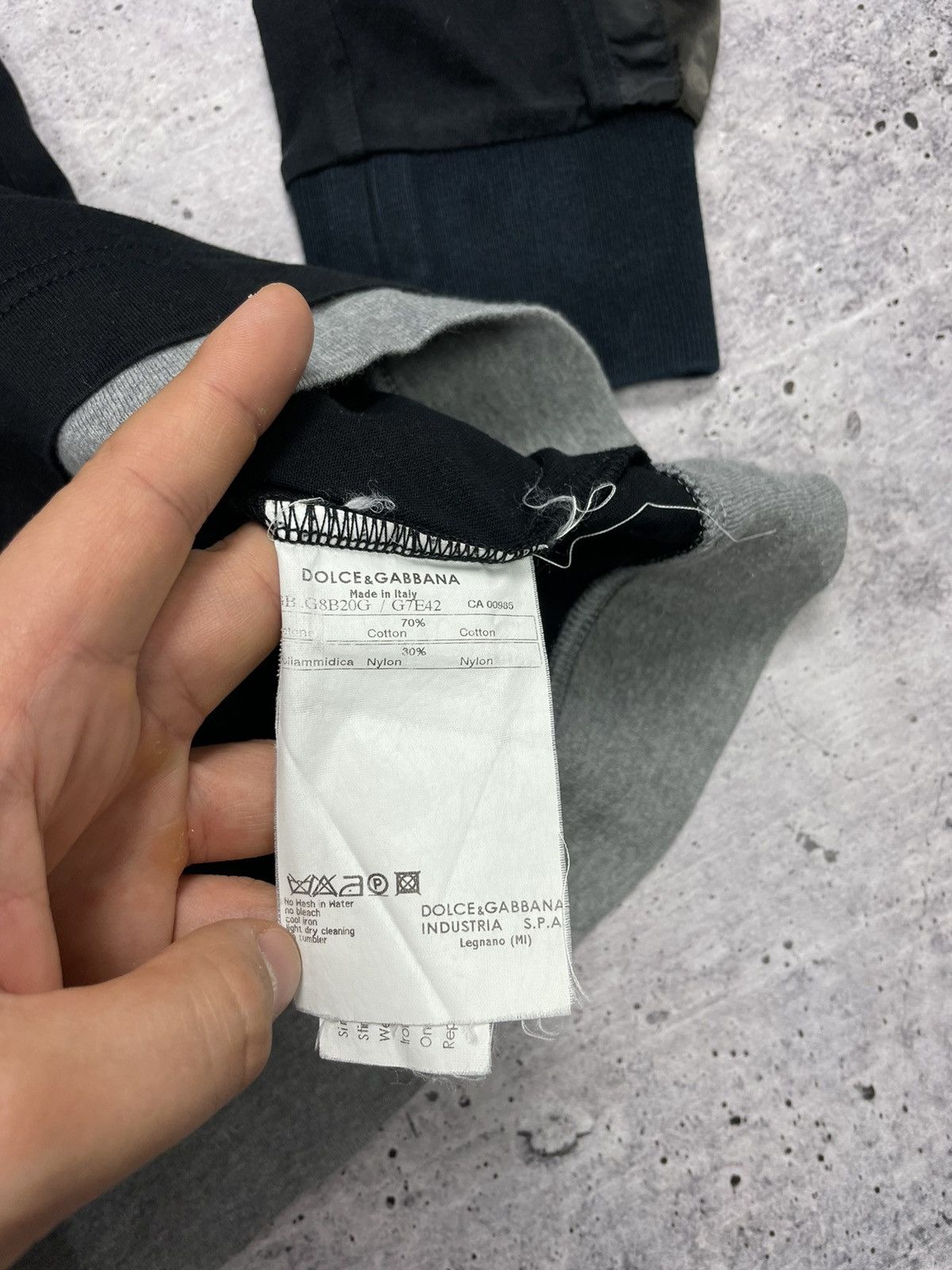 Designer × Dolce & Gabbana Vintage Dolce&Gabbana Blue Big Logo Boxe Nylon Luxury Hoodie Size US M / EU 48-50 / 2 - 10 Thumbnail