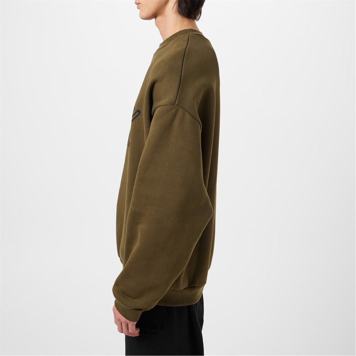 Fear of God o1g2r1mq0426 Crew Neck Sweatshirt in Olive Size US S / EU 44-46 / 1 - 5 Thumbnail