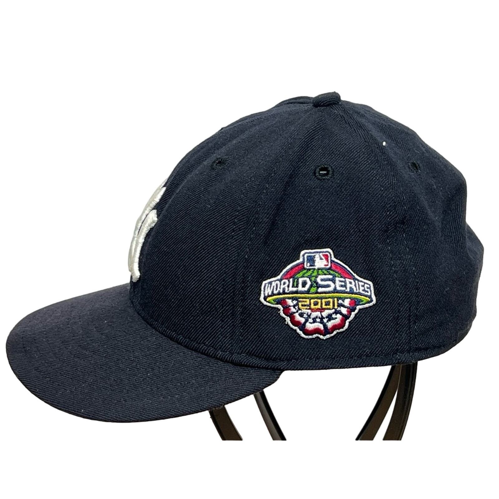 New Era Vintage New York Yankees 2001 World Series Hat 7 1/4 Rare Size ONE SIZE - 2 Thumbnail