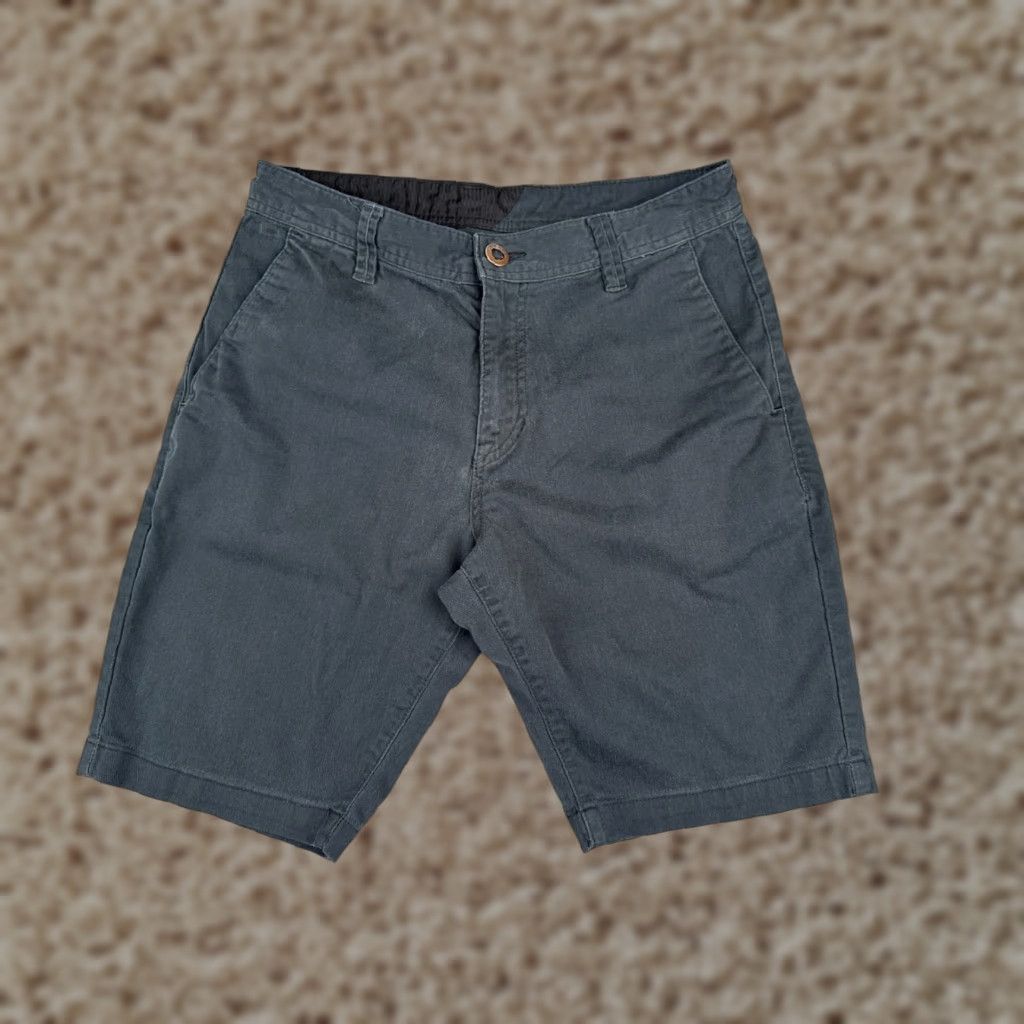 Volcom Volcom Shorts Men 29 Gray Cotton Blend Twill Skateboard Beach Casual Size US 29 - 1 Thumbnail