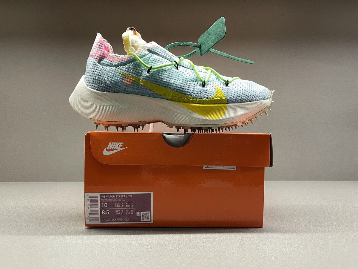 Nike × Off-White Nike OFF WHITE X Vapor Street Tour Polarized Blue Size US 8.5 / EU 41-42 - 3 Thumbnail