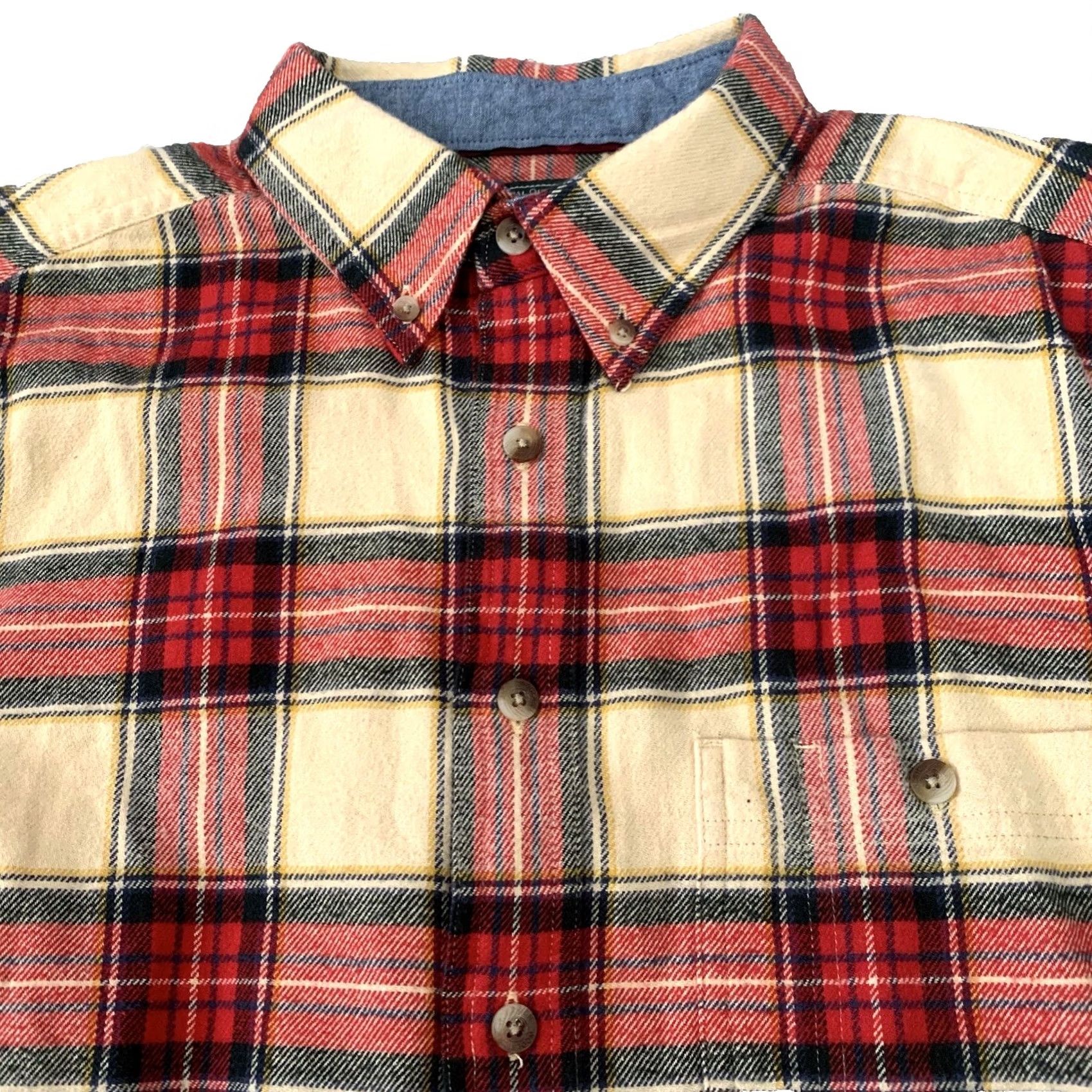 Vintage Woolrich Flannel Shirt Mens Medium Tartan Plaid Pocket Outdoors 100% Cotton Size US M / EU 48-50 / 2 - 3 Thumbnail