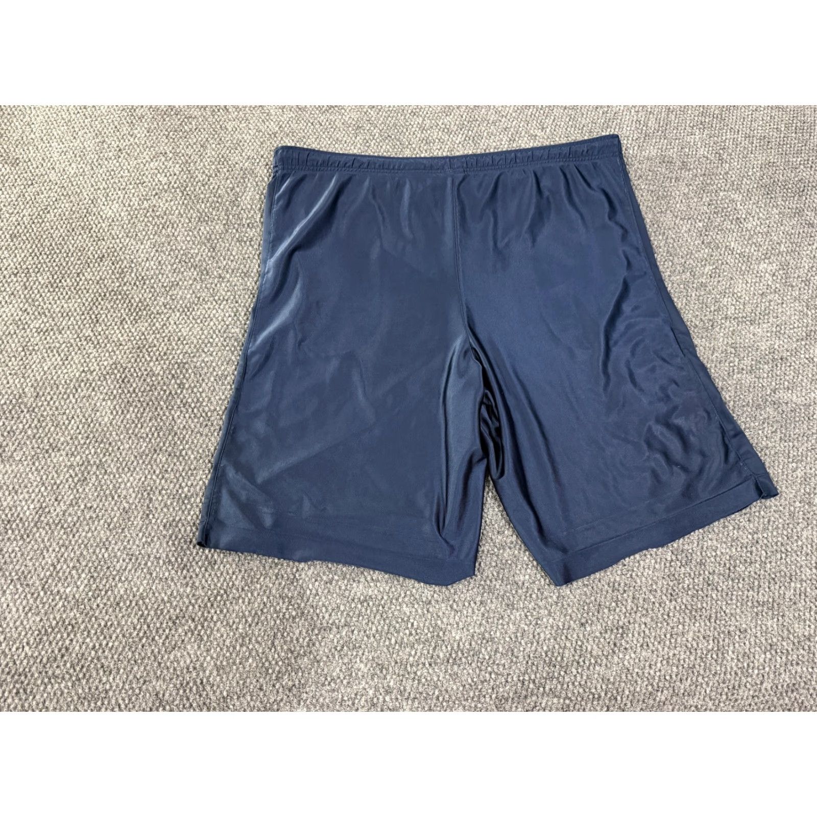 Nike Nike Shorts Mens XL Blue Solid Athletic Elastic Waist Pockets Lightweight Gym Size US 36 / EU 52 - 7 Thumbnail