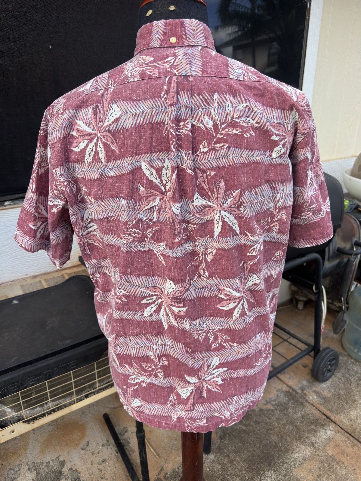 Reyn Spooner PreOwned Reyn Spooner Hawaiian Print Red Men's M Size US M / EU 48-50 / 2 - 2 Thumbnail