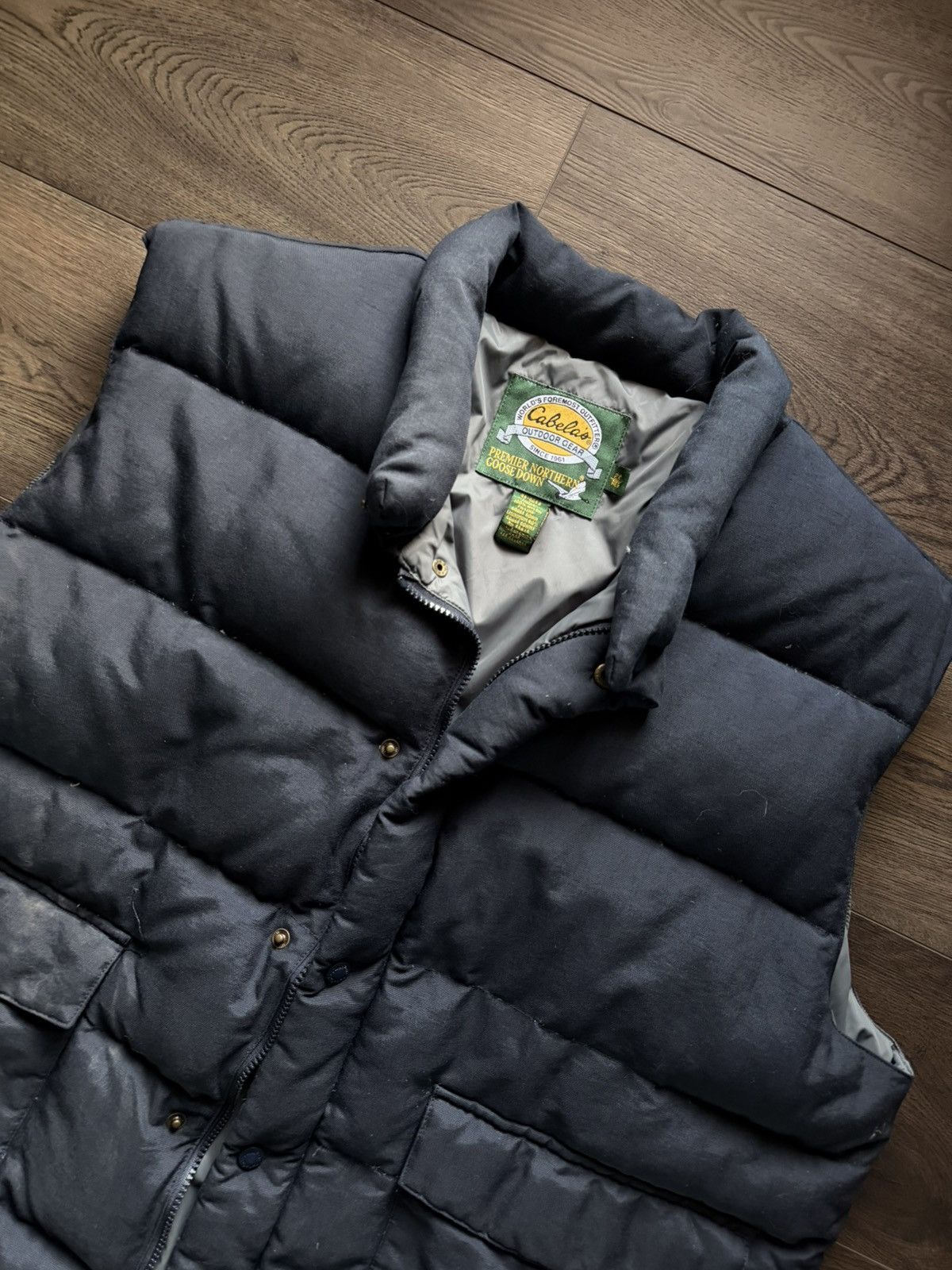 Cabelas Vintage Cabelas Goose Down Vest Size US XXL / EU 58 / 5 - 5 Thumbnail
