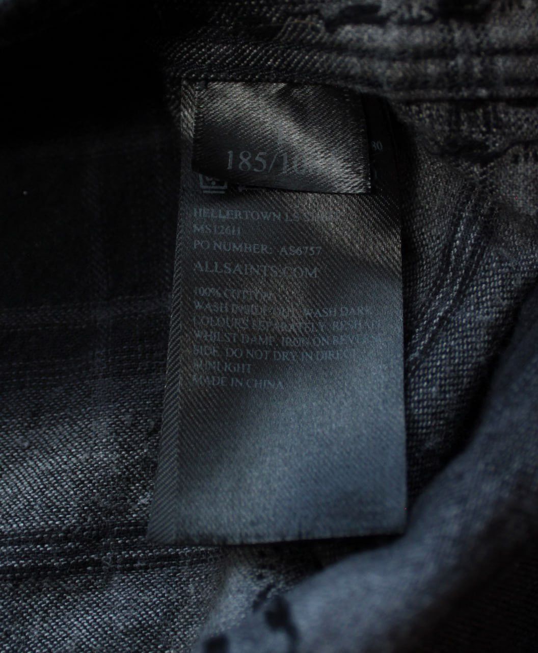Allsaints 🔥 Allsaints Hellertown Flannel Plaid LS Button Up Shirt Y2K Size US L / EU 52-54 / 3 - 4 Thumbnail